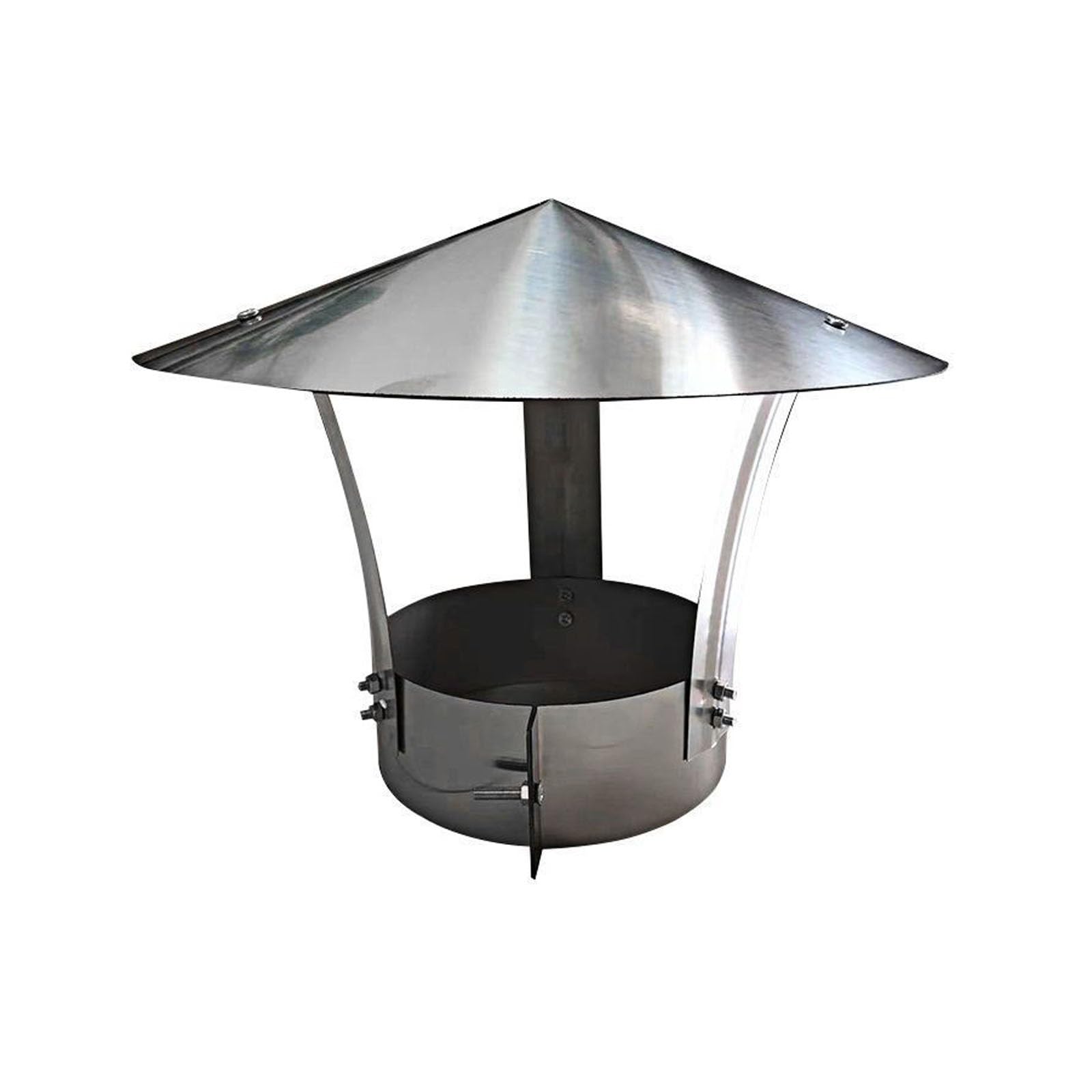 YFBCMXSKG Fireplace Chimney Cap，All Weather Chimney Cap，Conical Chimney Caps，Enlarge The Rain Cap to Enhance The Rainproof Effect, and The Material is Thick and Has Strong Support(24cm/9.4in)