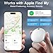 Air Tracker Tags-4 Pack, Smart Trackers, Item Locator Tags Works with Apple Find My | iOS Only | 4 Different Cases | Replaceable Battery | Water-Resistant | Item Finder for Key, Luggage,Backpack,Bike