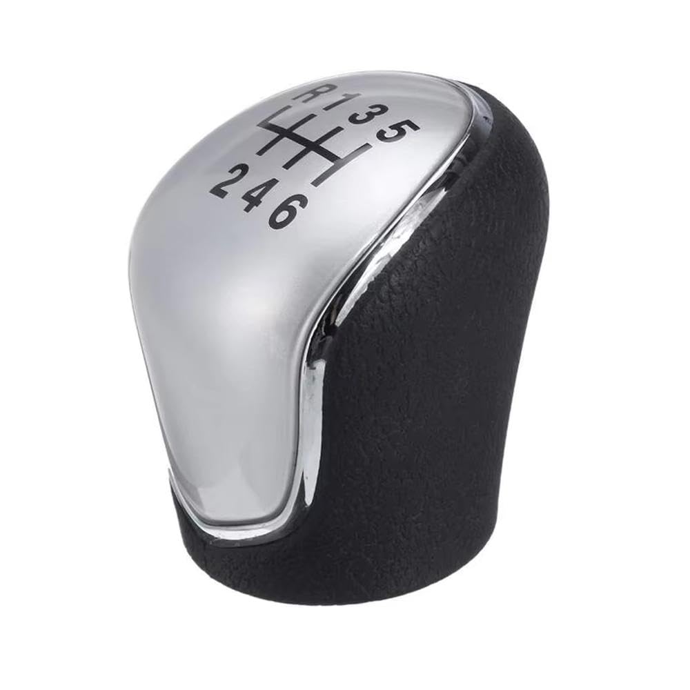 QVQOJCTH Auto Accessory 6 Speed Gear Shift Knob for Hyundai IX35 2012-2016(Chrome)