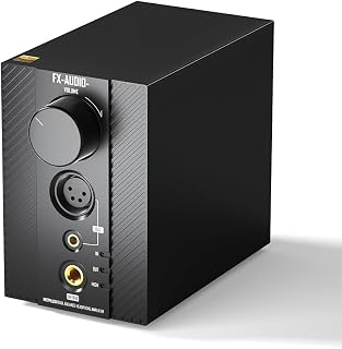 FX-Audio- R07 Plus Headphone Amplifier, 2700mW x 2 Mini Desktop Headphone Amp, XLR/RCA to 6.35mm / 4.4mm / XLR Balanced Headphone Amp for Home Theater Audio Systems