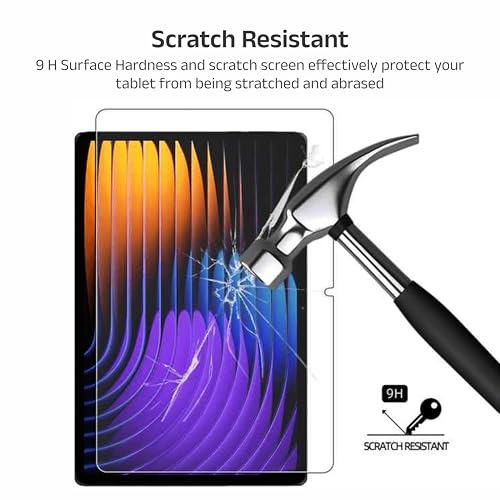 Image of newtechno Premium Tempered Glass for Xiaomi Pad 8 /8 Pro / 7 /7 Pro 11.2 inch Tempered Glass Screen Guard for Xiaomi Mi Pad 8 /8 Pro / 7 /7 Pro 11.2 inch Anti-Scratch & Smudge Proof and Easy Installation