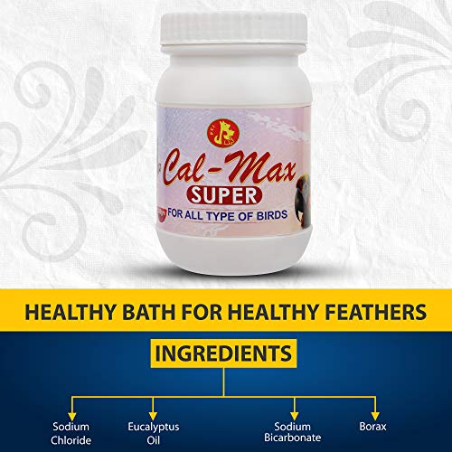 Image of Pet Care International (PCI) 100% Water Soluble Cal Max Super || Provide Essential Calcium || Healthy Bird Breeding Healthcare (250 Grm, Cal Max Super)