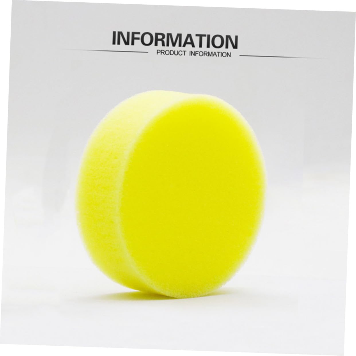 VALICLUD Lot de 4 Éponges de Nettoyage Jaune en Éponge pour Voiture et Chaussures Cirer Efficaces pour Éliminer les Taches