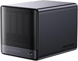 MINIS FORUM N5 Pro NAS de Bureau 5 Baies, AMD Ryzen AI 9 HX Pro 370 12C/24T, 16 Go DDR5, SSD 128 Go, 10GbE+5GbE, 3× M.2 NVMe, OCuLink, HDMI 4K, 2× USB4, PCIe x16, MinisCloud OS (sans disques) - 1