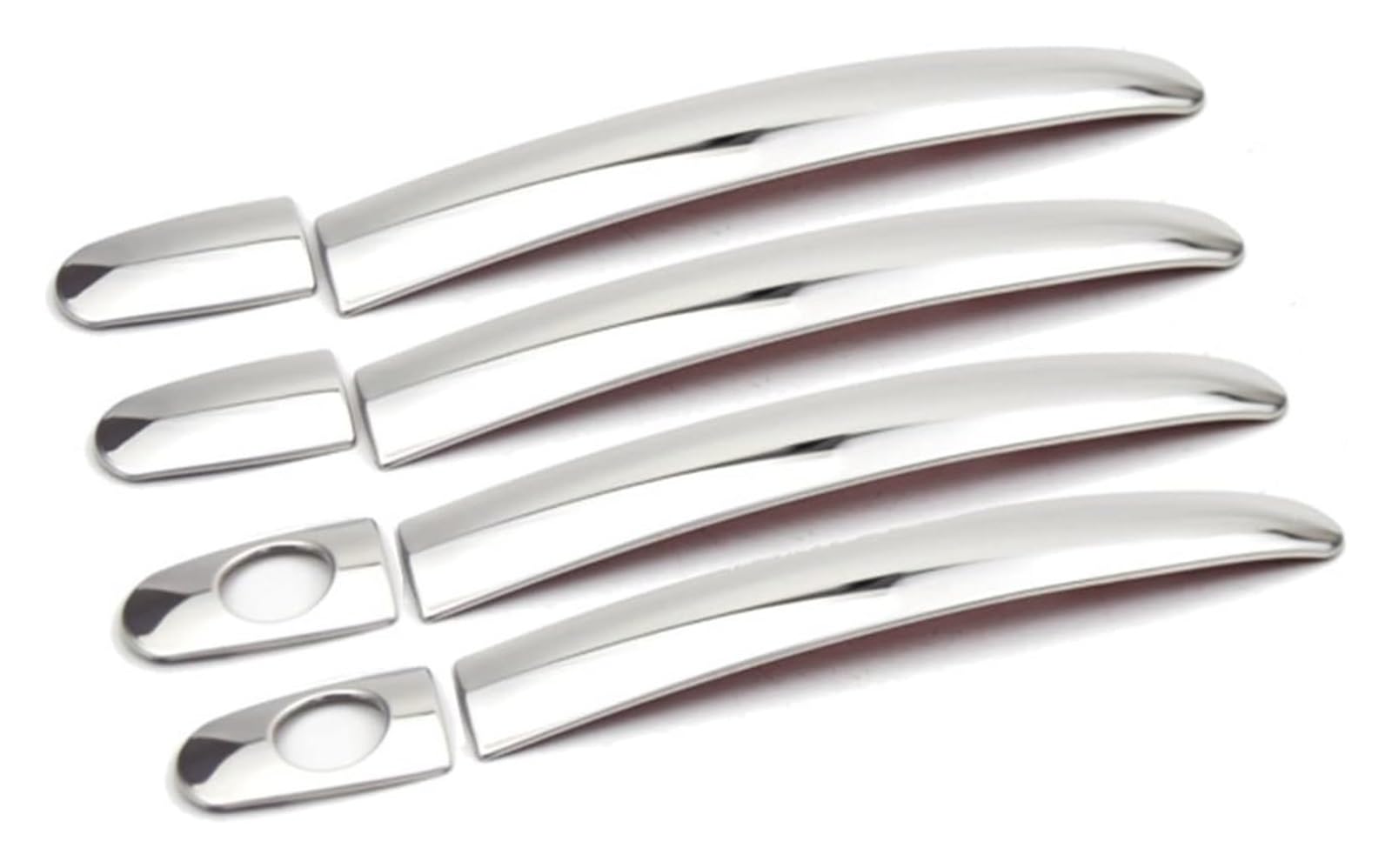 Qwqthgs 2 Car Exterior Door Handle Cap For Toyota For Corolla 009-013 Door Handle Cover Pull Paster Trim Stainless Steel Car-Styling Decoration(2)