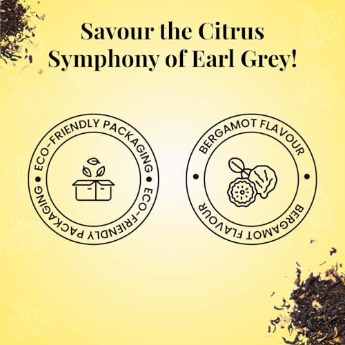 Image of Twinings Earl Grey Tea-10 Teabags, Premium Black Tea, 20 Gram