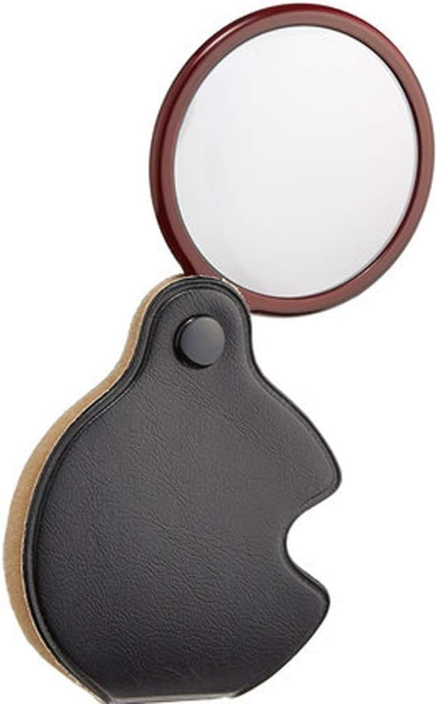 35X Magnifying Glass Folding Magnifier for Reading Books, Newspapers, Maps, Classroom Science, Insect Observation and Hobbies, Ideal for Elderly and ba