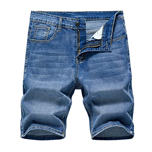 Short en jean homme coupe droite slim et classique | CLSDRZC