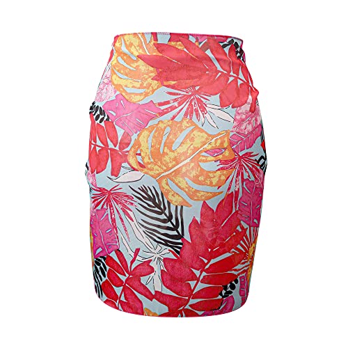 Ayliss Women Swimsuit Cover Up Short Chiffon Summer Beach Sarong Bikini Wrap Skirt Bathing Suit Scarf Pareo Swimwear4