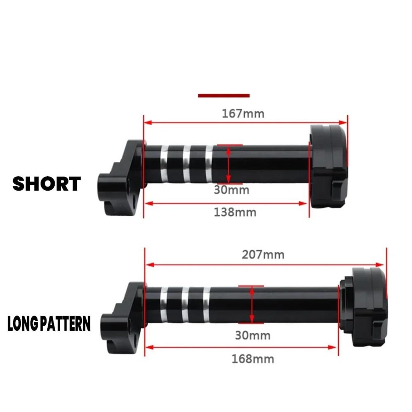 Rahmen Sturzpad Motorrad-Anti-Drop-Ball-Modifizierte Karosserie-Stoßstangen-Rahmen-Slider-Teile Zubehör Für CFMOTO 250NK 400NK 650nk 150nk Sturzschutz(Titan,X-Long)