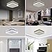 Crystal Ceiling Lights Flush Mount LED Light Fixtures Ceiling Lamp Chandelier Lighting Fixture Colse to Ceiling Lights Ceiling Light Fixture Aluminum Pendant Lamp for Dining Room Bedroom -15Inch