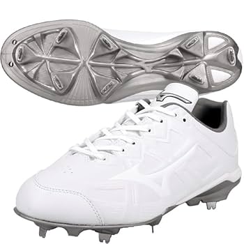 Amazon | [ミズノ] 野球 スパイク ライトレボバディー2 白