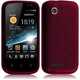 Seluxion   Housse Coque Gel Cercle pour Wiko Cink Slim/Slim 2 Couleur Rose Foncé Translucide