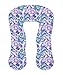 Amilian Poszewka na poduszkę, poszewka; Poszewka na poduszkę do karmienia, poduszka dla osób śpiących na boku, Pregnancy Pillow; Pillow Cover; Poszewka zastępcza; możliwość prania i zdejmowania; rozmiar ok. 330 cm