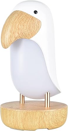 Seadra USB Birds Table Lamp, Cartoon Bird Table Lamp USB Rechargeable Dimmable Bedroom Bedside Decorative Night Light Gift for Living Room, Bedroom, Office