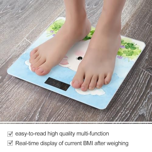 Báscula digital de baño para peso corporal Clover Piglet miniatura 5