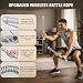 Cordless Ropeless Weighted Battle Rope Sticks, Portable Home Gym Workout Exercise for Full-Body Strength Training, Durable Fitness Accessories with Smooth Flow Design, Ideal for Indoor Cardio (Gray)