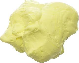 سلايم فوم غير سام قابل للتشكيل يحتوي على ملمس لطيف وخفيف الوزن مناسب للأطفال من سن 3 سنوات فما فوق - أصفر، رغوة