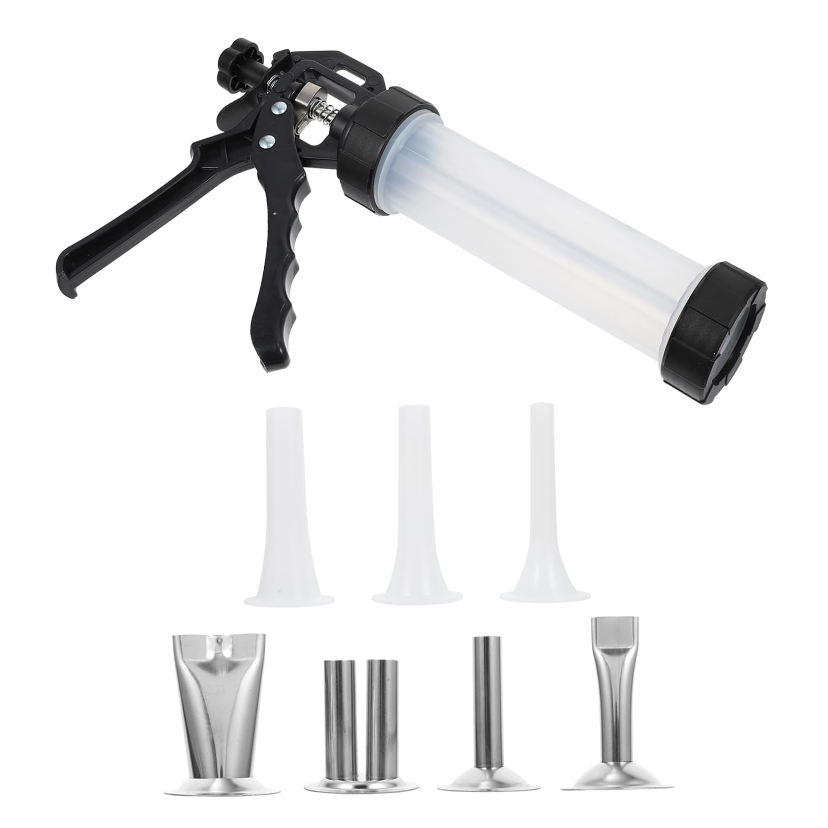 Mikinona Hand Sausage Maker for Sausages Manual Meat Maker Sausage Stuffer Mealmaker Stainless Steel Pp Easy to Use