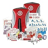 Earthquake Preparedness Kit, Emergency Kit, Survival Kit for 3 Person - 72HRS Backpack Deluxe Kit by 72Hours