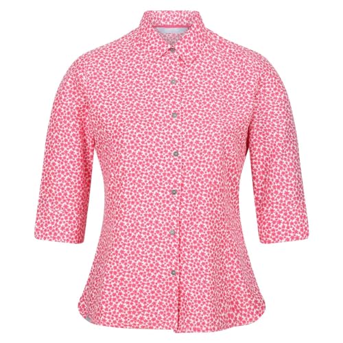 Regatta Unisex Nimis Iv T-Shirt, Tropisches rosa Blumenmuster, 44