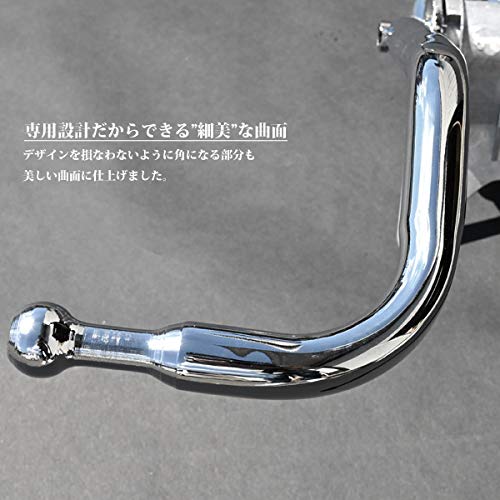 いすゞ 07　エルフ ハイキャブ専用 メッキミラーステー 左右セット いすゞ 07エルフ ハイキャブ専用 メッキミラーステー 右側手動