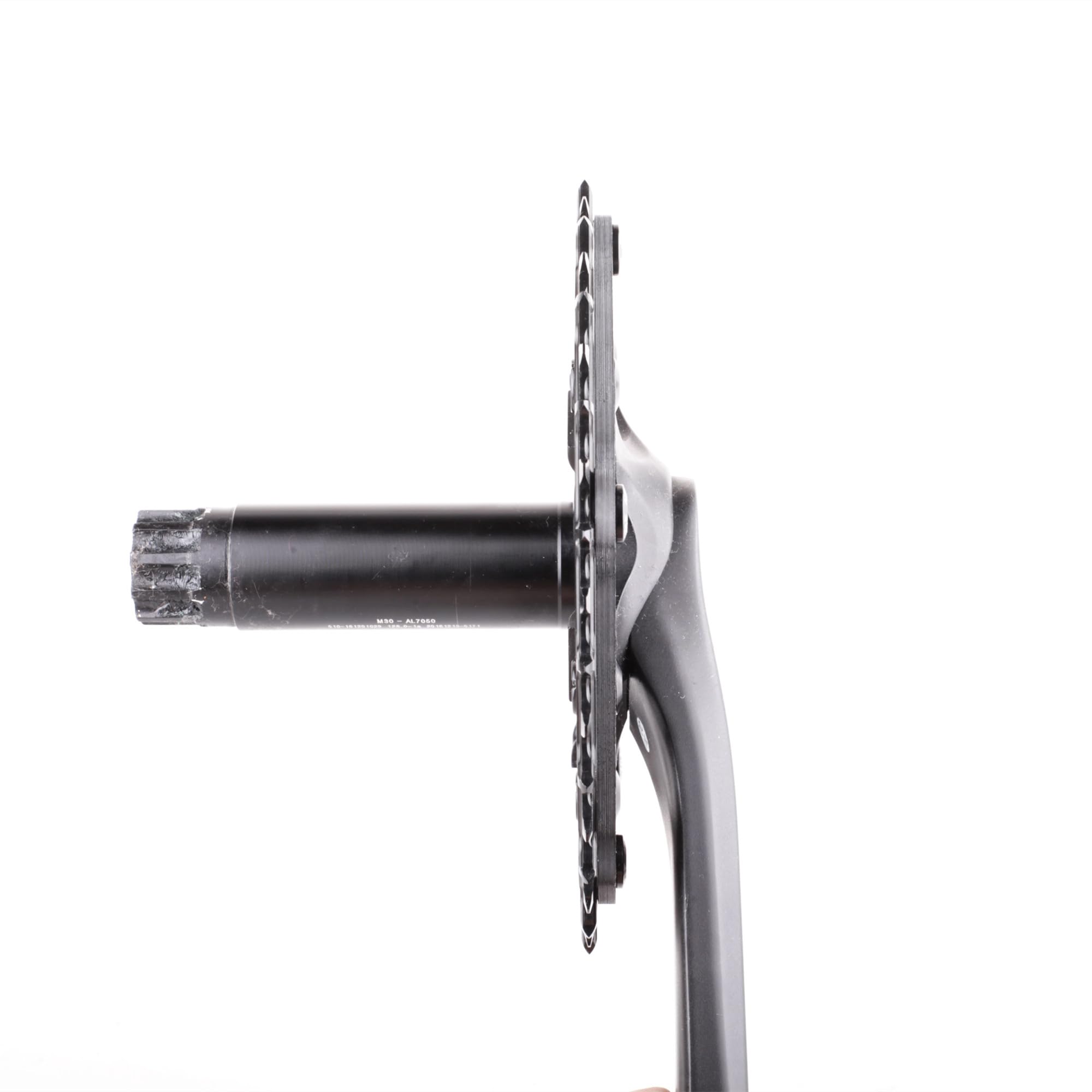 Platos para Bicicletas Plato Redondo Offset Interior Carbono 110BCD 5 Tornillos Plato Ovalado 32 MTB(60T)