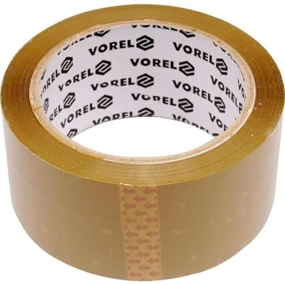 VOREL 75301 - cinta de embalaje marrón 48mmx40m