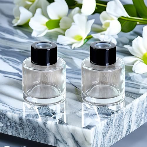 Set de 2 frascos difusores de vidrio 50 ml miniatura 3