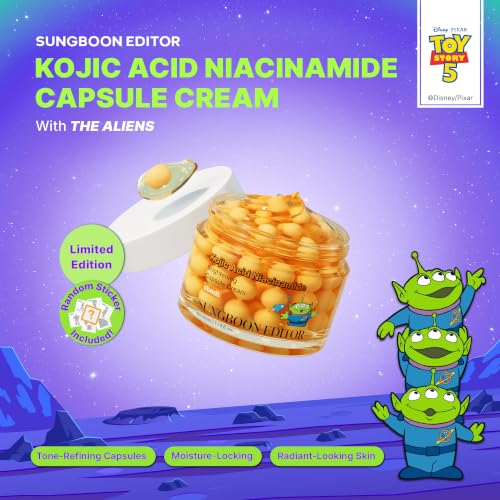 Image of SUNGBOON EDITOR Kojic Acid Capsule Cream TOY STORY 5 EDITION, 1.69 fl oz