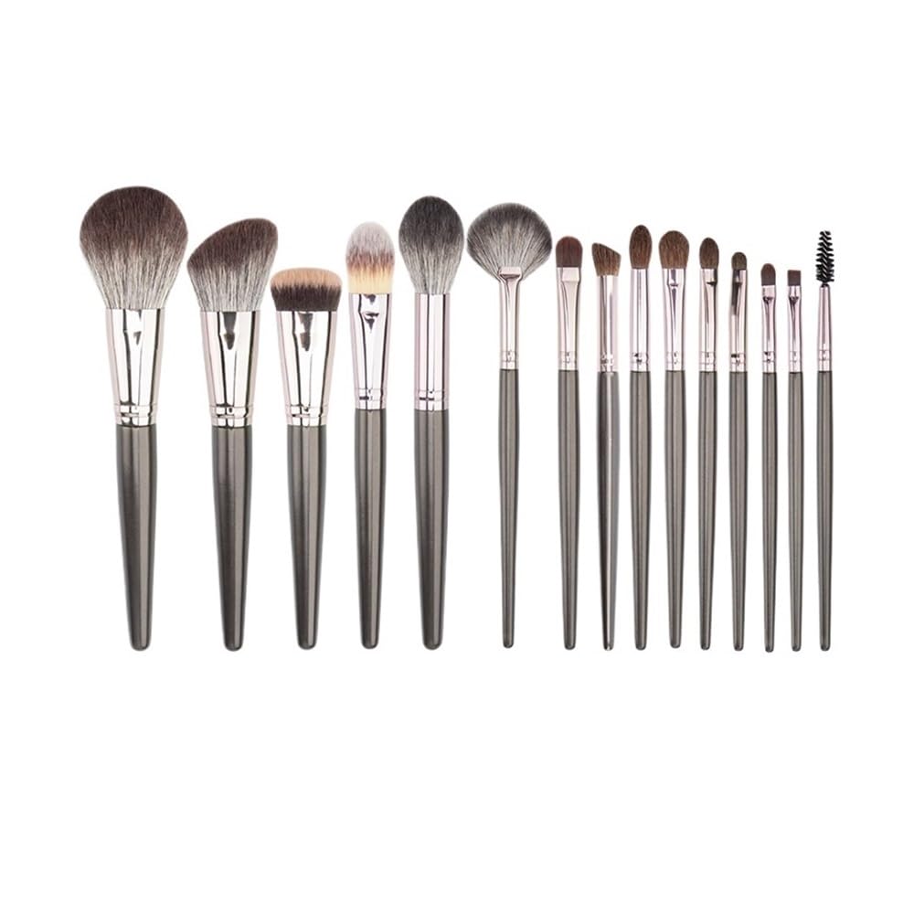 Juego De Brochas Maquillaje Pelo Animal For Polvos Sueltos, Manchas Cuidado, Perfecto For La Escuela Y El Uso Diario Herramientas de Maquillaje