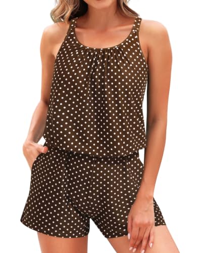Image of Tempt Me Women Romper One Piece Swimsuits with Short
