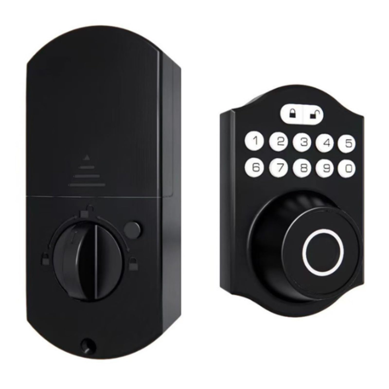 Smart Fingerprint Door Lock, Keyless Entry Deadbolt with Electronic Keypad, Bluetooth App Control smart Door Lock(Nero)