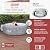 Coleman SaluSpa Sicily AirJet 7 Person Inflatable Hot Tub Round Portable Outdoor Spa with 180 Soothing AirJets and Insulated Cover, Gray