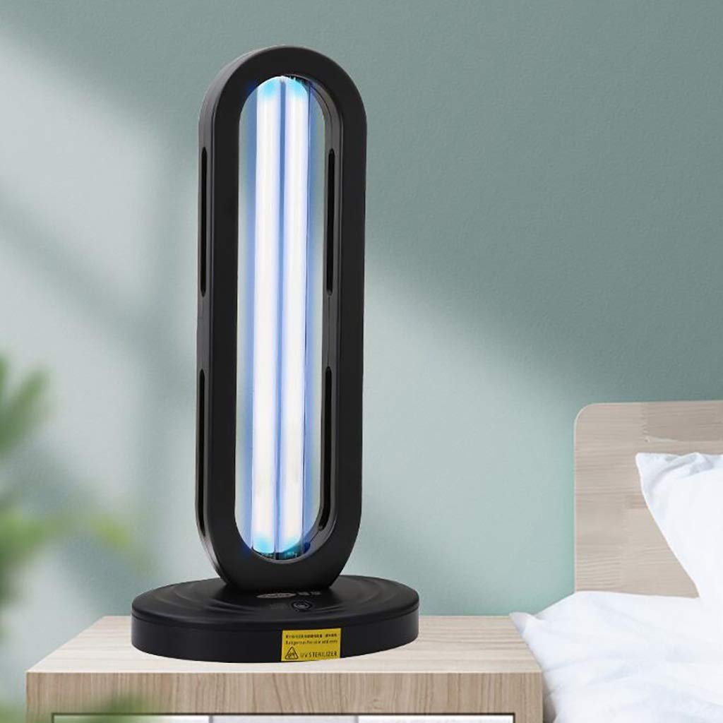 Esterilización lámpara UVC, móvil portátil desinfectante, Desinfectar luz ultravioleta germicida de la lámpara, for la escuela del hogar del hotel Pet Área (Size : No ozone)