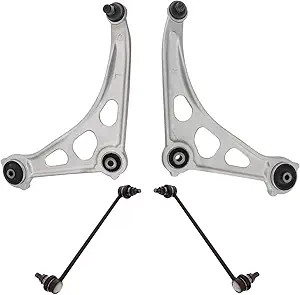 TRQ Front Suspension Kit — Control Arms with Ball Joints and Sway Bar Links (Front)