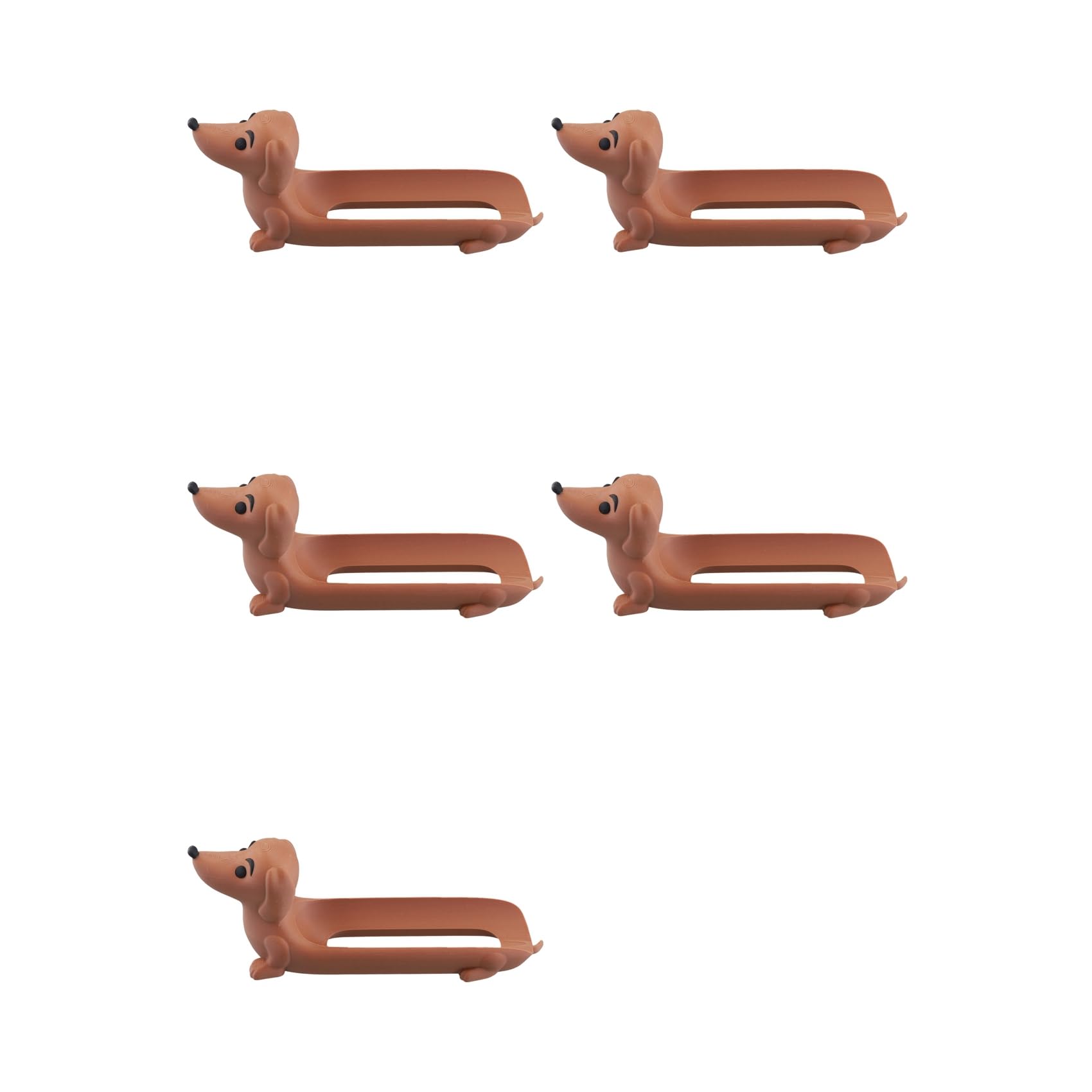 Vjsujehgy 5X Dachshund Tray Dachshund Snack Tray Hot Dog Stand Suitable for Home Restaurant Decoration