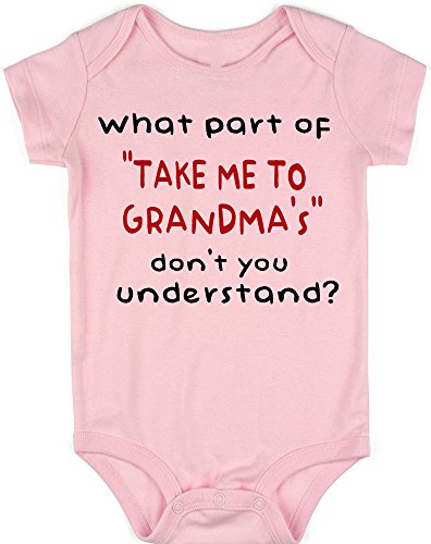 Image of VRW What Part of Take me to Grandmas dont you understand? unisex creeper romper Birthday Baby Reveal Baby Shower