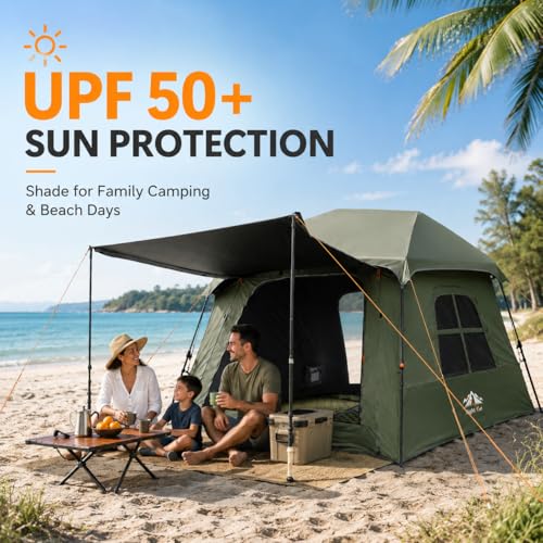 Carpa para camping Night Cat para 4 personas miniatura 3