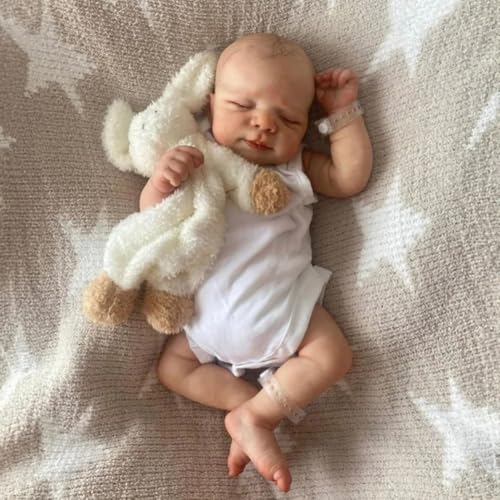 Reborn dolls-19C`̃Aȃxr[h[\tgNX{fBƂ̃ANZT[AAȐԂ̂悤Reborn Baby Dolls(Sleeping baby)