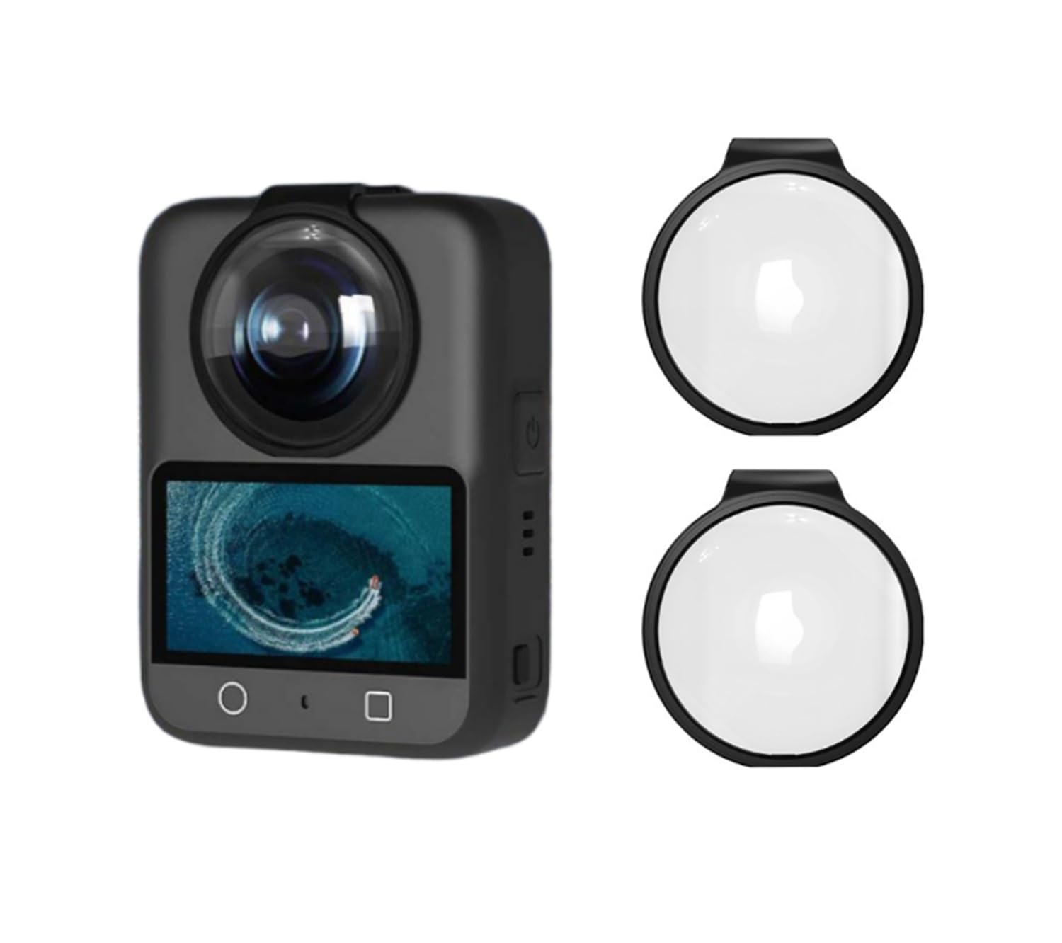 Osłona obiektywu, osłona aparatu ze szkła hartowanego, kompatybilna z DJI Osmo 360, osłona obiektywu, odporna na zarysowania, przeciwpyłowa, z nanopowłoką, do akcesoriów do kamer akcji Osmo