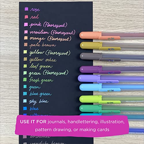SAKURA Gelly Roll Moonlight 06 Bolígrafos Gel Multicolor Pack 20 miniatura 4