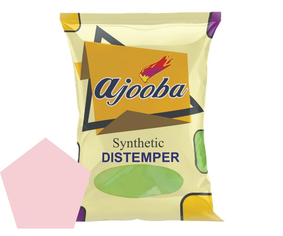 Image of Ajooba Synthetic Distemper Wall Paint | Smooth Finish | High Coverage | Interior Wall Paint | Easy Application