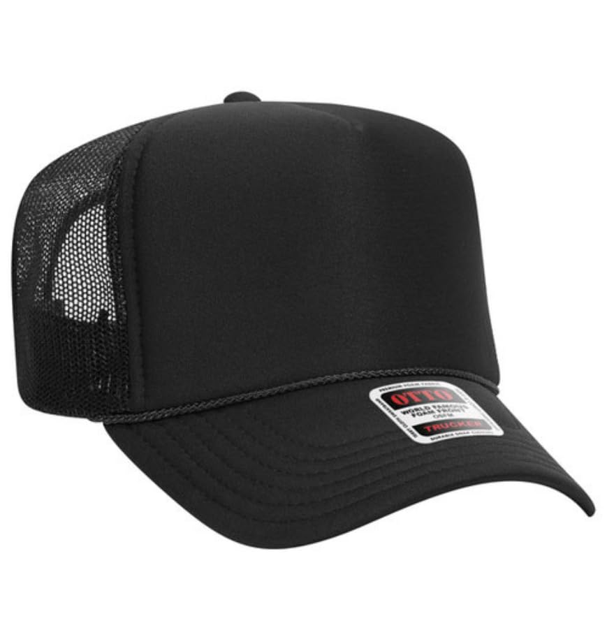 Image of Otto Cap 5-Panel High Crown Mesh Back Trucker Hat