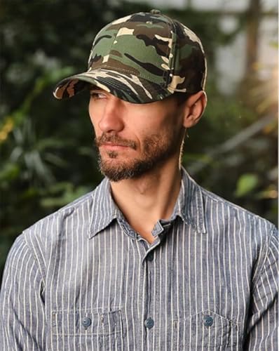 Gorra de Béisbol Camuflaje,Gorras de Camuflaje Militar del Ejército Gorra de Béisbol Camuflaje de Caza con Sombrero del Ejército al Aire Libre Sombrero de Camuflaje Ajustable para Caza Pesca Camping - imagen 7