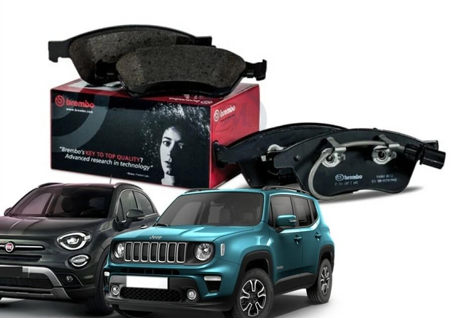 KIT PASTIGLIE ANTERIORI BREMBO P23164 PER JEEP RENEGADE COMPASS FIAT 500X 77368577