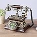 Retro Vintage ID Telephone Desktop Caller ID Display FSK DTMF Compatibility Electronic Desk Calendar Date Time Display for Home Office Hotel Resin Metal 25 x 22 x 26cm