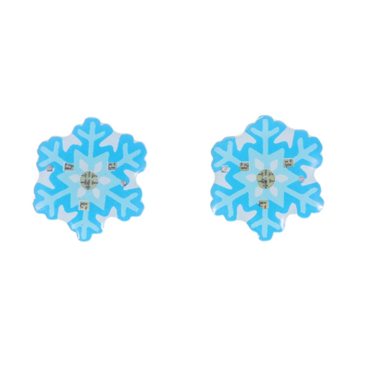 KESYOO25Pcs Christmas Brooch Pins LED Brooch Flashing Light Snowman Brooch Luminous Brooches Christmas LED Glowing Badges Holiday Party Favors Supplies