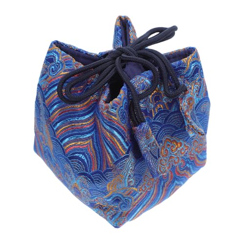 ULTECHNOVO Thick Fabric Travel Tea Set Bag Tea Cup Pouch Tea Cozy Organizer for Tea Lovers