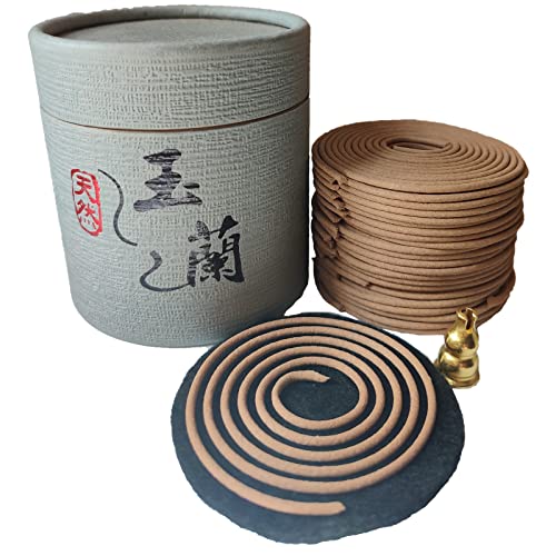 Coil Incense,Cone Incense,Waterfall Incense,Inscents Sticks,Sandalwood,Chinese Incense,Use with Incense Burner (48*Magnolia)